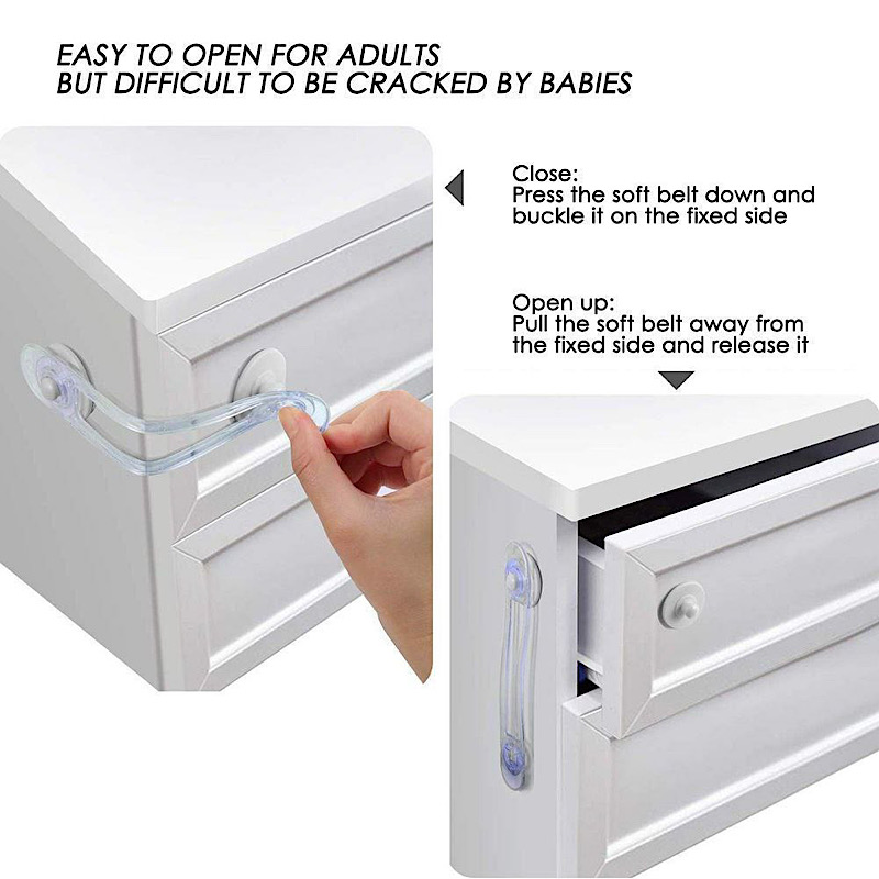 قفل درب کشو و کابینت کودک بسته 10 عددی