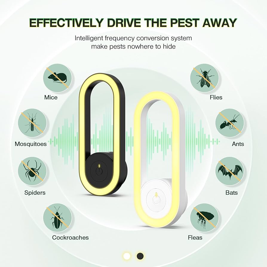 چراغ خواب و حشره کش برقی اولتراسونیک