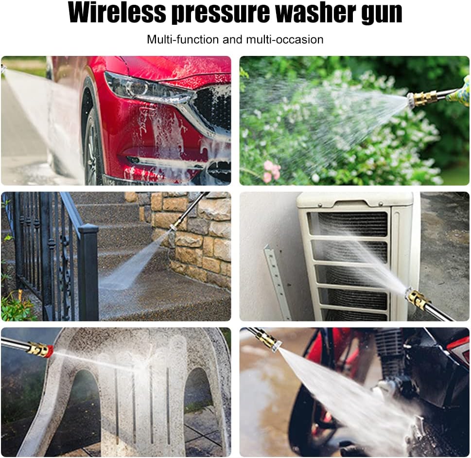 کارواش و سمپاش شارژی 3 حالته مدل 8106