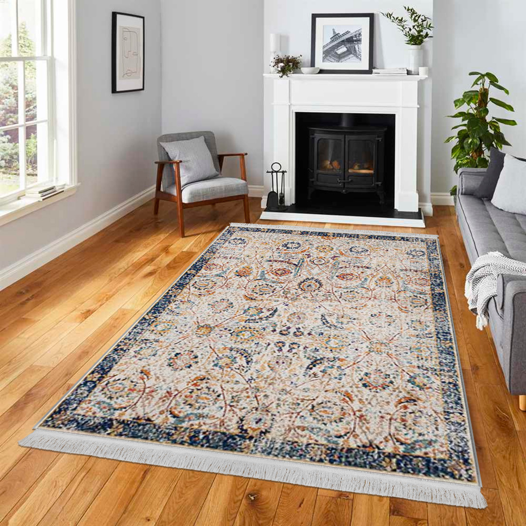 فرش مخمل نادی طرح سنتی کد o156