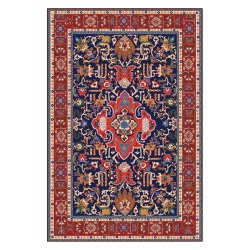 فرش مخمل نادی طرح سنتی کد o131 