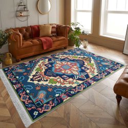 فرش مخمل نادی طرح سنتی کد o163